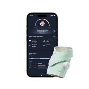 Owlet Dream Sock® - FDA-Cleared Smart Baby Monitor - Track Live Pulse (Heart) Ra